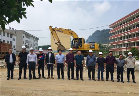 靖西市職業(yè)技術(shù)學(xué)院綜合實(shí)訓(xùn)樓工程項目:精心組織 科學(xué)施工