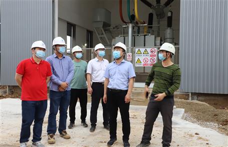 廖立波到生活垃圾焚燒處理項目調(diào)研指導工作